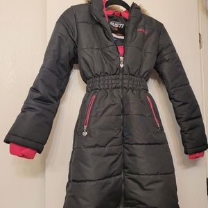 Girls winter long coat